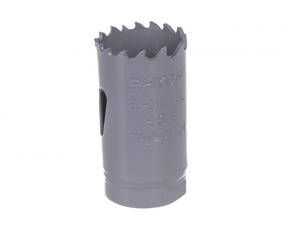 Коронка по металлу (27 мм; Bi-Metal М3) Энкор 24127 – изображение 4