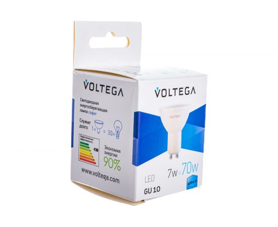 Светодиодная лампа VOLTEGA Софит GU10 4000К 7W 7057 – изображение 5