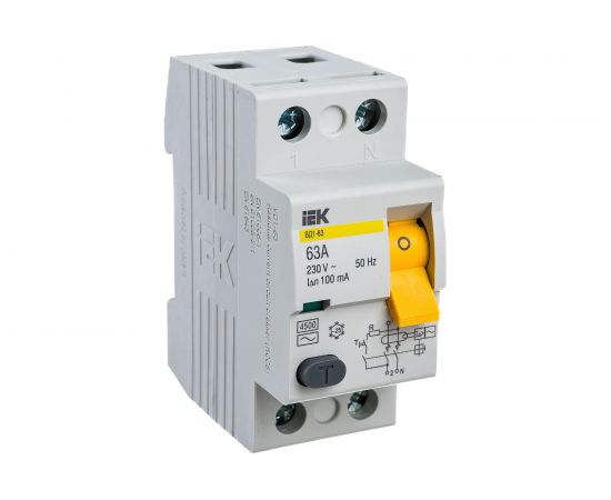 УЗО IEK MDV10-2-063-100 ВД1-63 – изображение 5