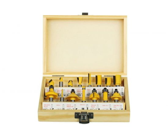 Набор фрез в кейс�� DH16 (16 шт; 8 мм) DEKO 065-0790 – изображение 5