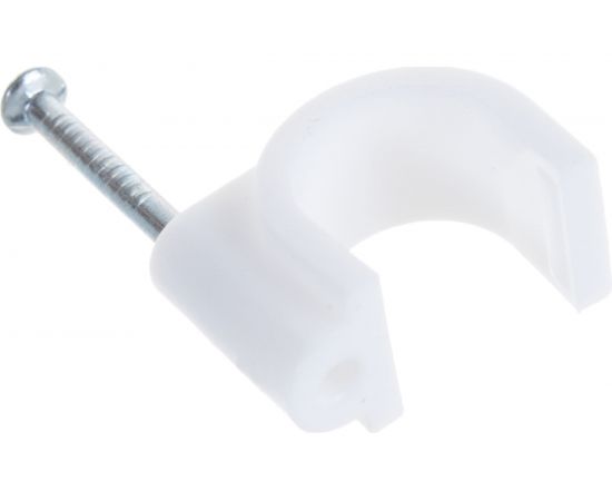 Круглый крепеж кабеля REXANT 12 мм, белый упак. 50 шт 07-4012 – изображение 5