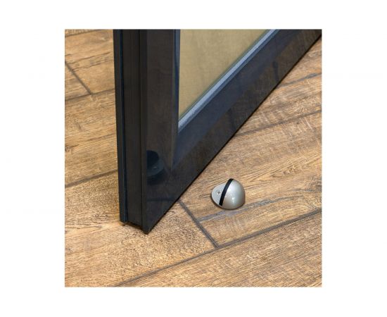 Дверной ограничитель Стандарт 8185 SN (европакет; круглый; матовый никель) 11094 – изображение 5