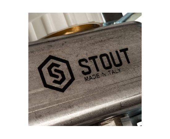 Коллектор из нержавеющей стали с расходомерами 8 вых. STOUT SMS 0917 000008 – изображение 6