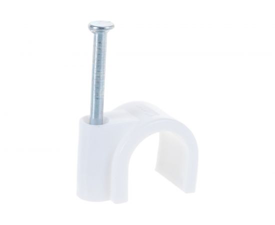 Круглый крепеж кабеля REXANT 12 мм, белый упак. 50 шт 07-4012 – изображение 6