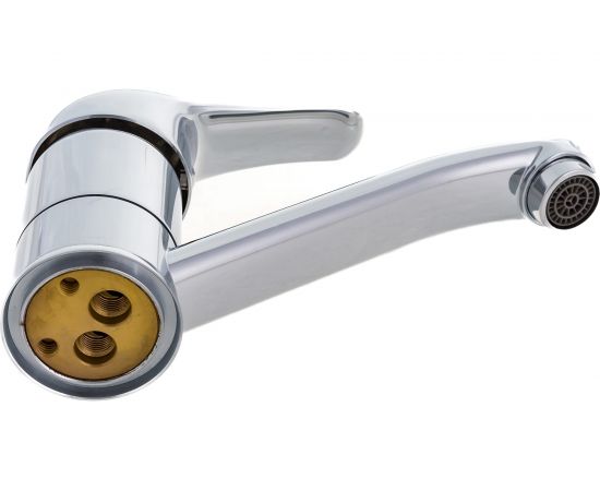 Смеситель для умывальника/кухни RUSH Corsica с укороченным, поворотным изливом, хром CO4240-26 – изображение 8