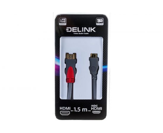 Шнур HDMI-mini HDMI delink 1,5м 13051 