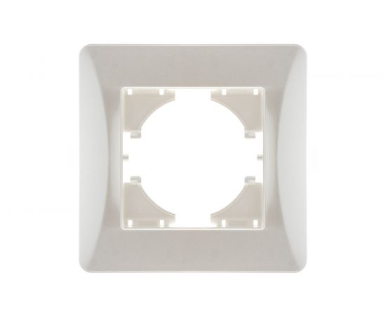 Рамка GUSI ELECTRIC 1-местная, цвет жемчуг С1110-028 