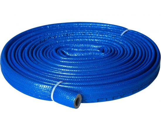 Теплоизоляция для труб K-FLEX PE COMPACT в синей оболочке 35/6 бухта 10м R060352103PECB 