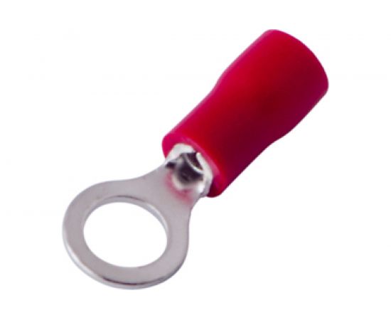 Кольцевой изолированный наконечник REXANT диам. 4.3 мм 0.5-1.5 кв.мм красный 08-0013 