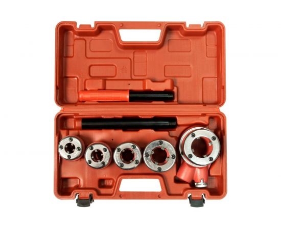 Набор трубных клуппов с адаптером (3/8-1/2-3/4-1- 1 1/4) Энкор 48481 