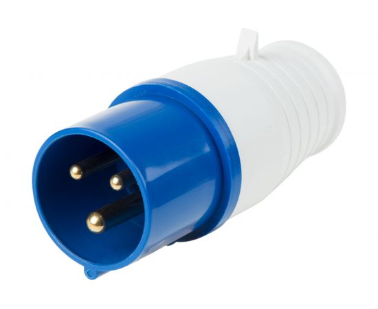 Вилка REXANT 013 переносная 2Р+РЕ 16А 220В IP44 11-8900 