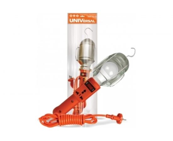 Переносной светильник UNIVersal ТМ c выключателем и розеткой 7м 966U-0207 