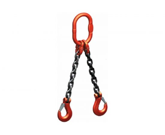 Двухветвевой цепной строп из цепей повышенной прочности на сборных элементах КантаПлюс 8ц2СЦ-4,25/1,0м 