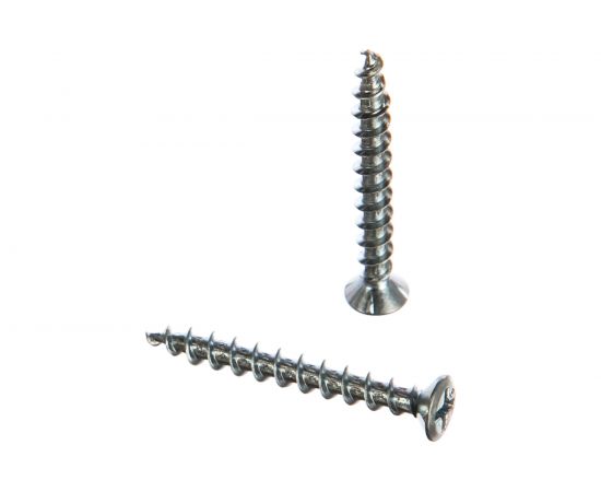 Оконный саморез Метизный двор 4,0x35 острый, белый, 25 шт. 4690441018489 