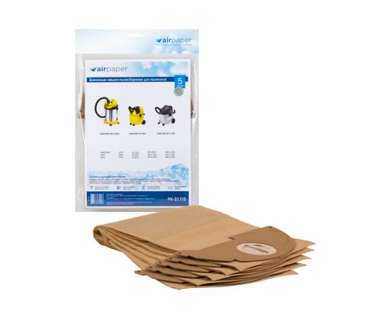 Мешок-пылесборник бумажный для KARCHER (22 л; 5 шт.) AIR Paper PK-217 