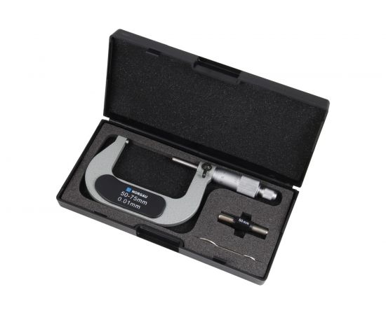 Микрометр NORGAU 50-75mm-0,01mm 041001075 – изображение 2