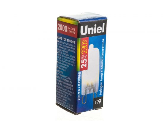 Галогенная лампа Uniel 25, G9 картон JCD-FR 1391 – изображение 2