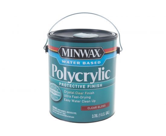 Защитное финишное покрытие Minwax Polycrylic Глянцевый 3.785 мл 15555 – изображение 2