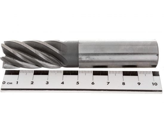 Фреза концевая (20х104х38 мм; хвостовик 20 мм; 6-зуб; Р6М5) Туламаш 150165 – изображение 2