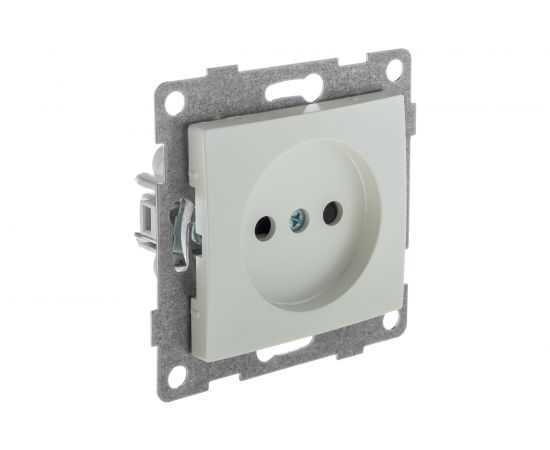 Механизм розетки GUSI ELECTRIC 1-ой без заземления, с защитными шторками, СУ, 16А, 250В, жемчуг С10Р2-028 – изображение 2