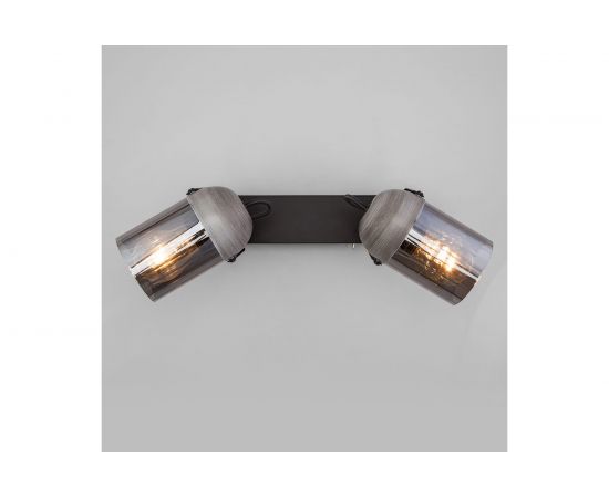 Настенный светильник Eurosvet 20122/2 черный/тертый серый a052951 – изображение 2