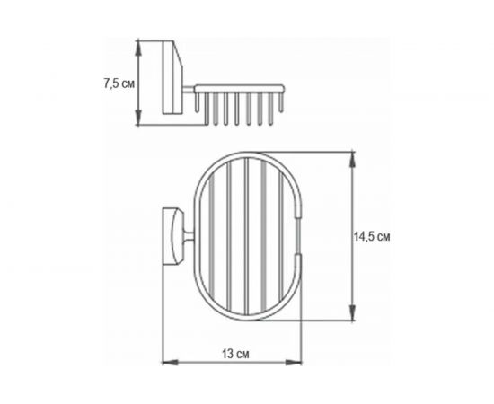 Держатель + мыльница Ekko E1602-2 – изображение 2