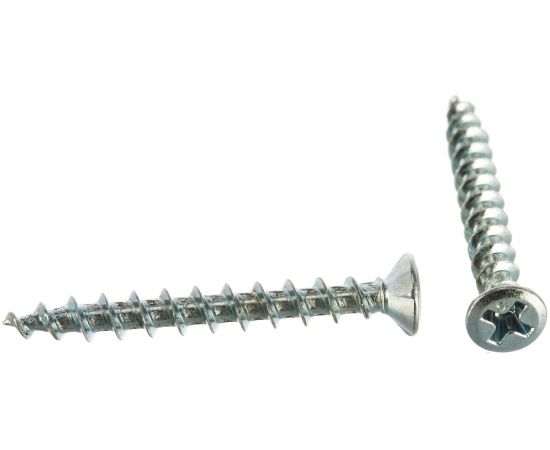 Оконный саморез Метизный двор 4,0x35 острый, белый, 25 шт. 4690441018489 – изображение 2