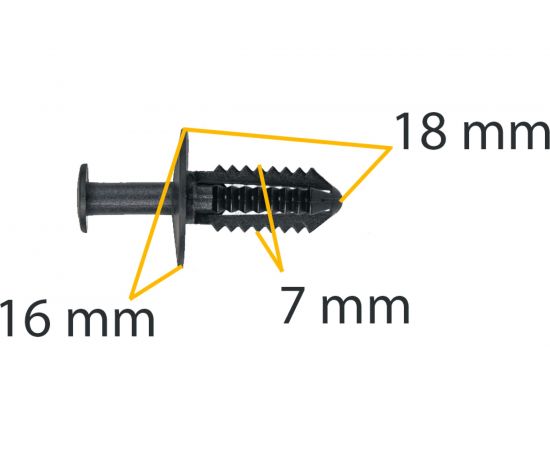 Автокрепеж для Mercedes 10 шт A1249900492 КрепАвто 0289 – изображение 2