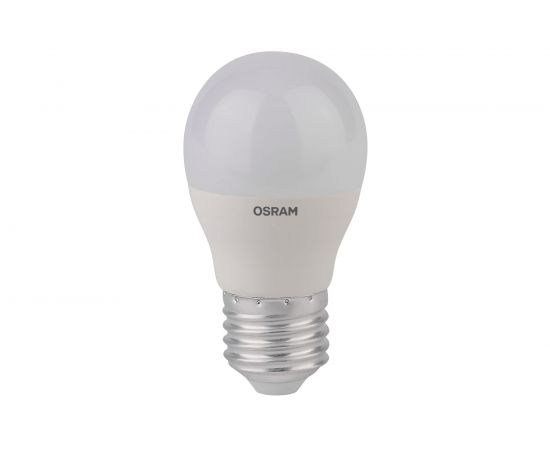 Светодиодная лампа OSRAM LED STAR, P, шар, 6.5Вт, E27, 550Лм, 4000К, нейтральный белый свет 4058075134324 – изображение 3