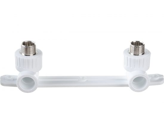 Угольник RTP PN25 комбинированный, с креплением, двойной под смеситель, наружная резьба, D20х1/2 мм 10703 – изображение 3