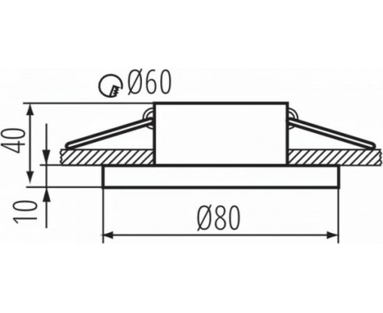 Потолочный светильник KANLUX для ванной комнаты FLINI IP44 DSO-W/ 33123 – изображение 3