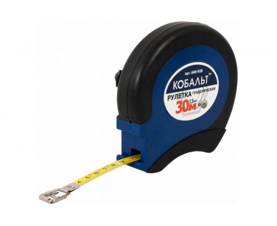 Рулетка геодезическая (30м x 13мм) КОБАЛЬТ 646-928 – изображение 3