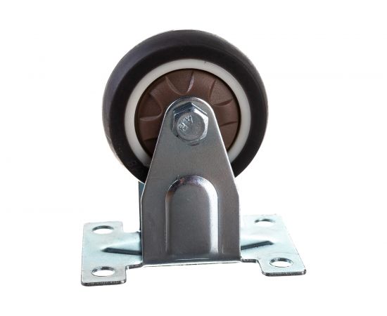 Колесо коричневая мягкая резина неповоротное FCG25 50 мм MFK-TORG 7052050 – изображение 3
