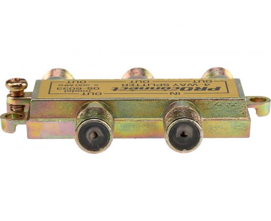 Делитель ТВ PROconnect на 4 выхода F разъём 5-900 МГц 05-6033 – изображение 3