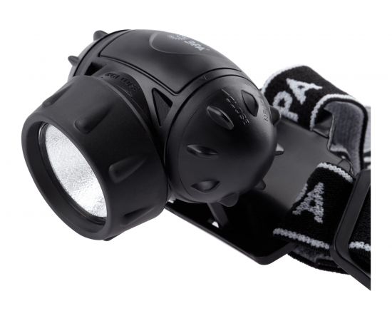 Налобный светодиодный фонарь ЭРА GB410 на батарейках 3хААА, 3 режима, черный, IP44 Б0051463 – изображение 4