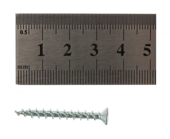 Оконный саморез Метизный двор 4,0x35 острый, белый, 25 шт. 4690441018489 – изображение 4