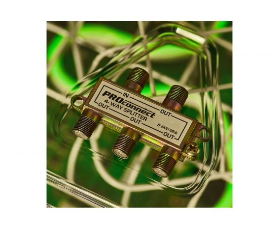 Делитель ТВ PROconnect на 4 выхода F разъём 5-900 МГц 05-6033 – изображение 5