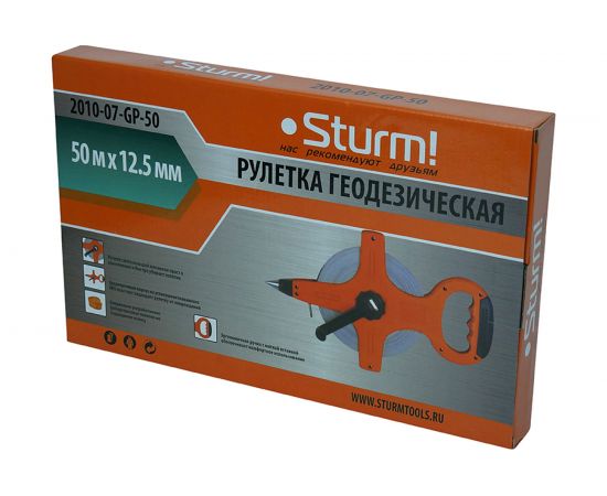 Геодезическая мерная лента 50 м Sturm 2010-07-GP-50 – изображение 5