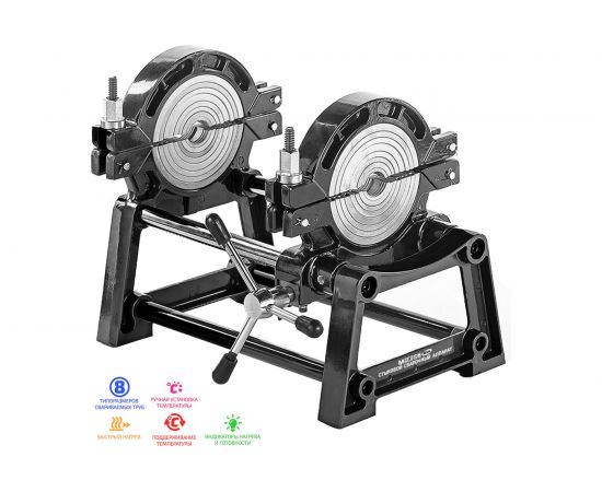 Сварочный аппарат-паяльник для пластиковых труб МЕГЕОН 98104 к0000033525 – изображение 6