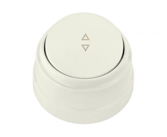 Выключатель Bylectrica 1-клавишный, открытая установка, 10А проходной, серия РЕТРО, А610-2261 бежевый 