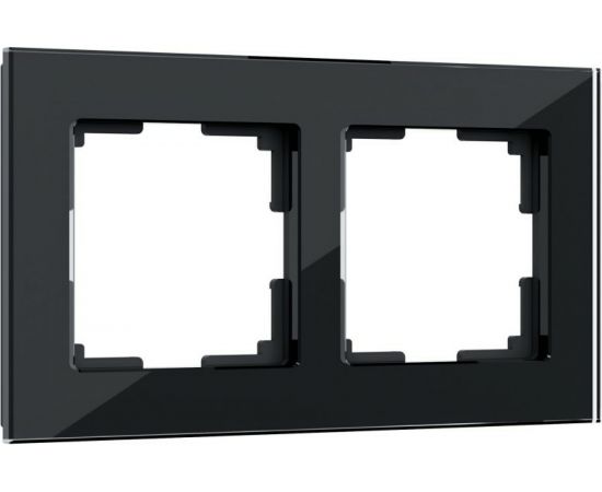 Рамка WERKEL, W0021108 на 2 поста черный a051439 