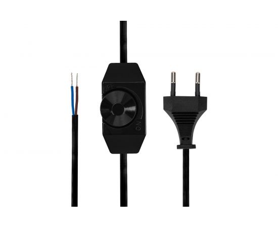 Сетевой шнур REXANT с диммером, 2х0,75 кв.мм 2 м 11-1137 