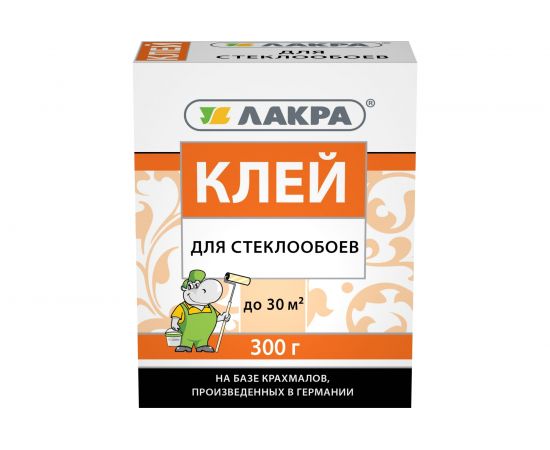 Клей для стеклообоев Лакра 300 г Лк-00003803 