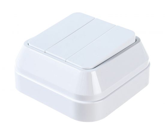 3-клавишный выключатель Makel Открытой проводки IP20 1 вход 3 выхода белый 451A5 