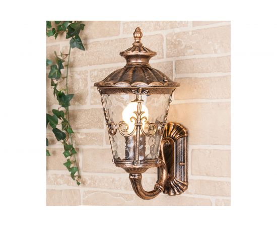 Садово-парковый светильник Elektrostandard GLYF-8046U / черное золото a028003 