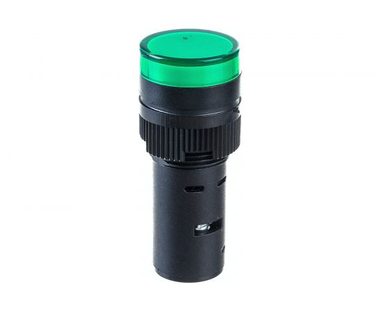 Индикаторная лампа Navigator NBI-I-AD16-230-G зеленая, d16мм, 230В AC/DC 82803 