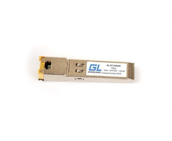 Модуль SFP GIGALINK 1000BaseT, UTP, RJ45, до 100 м GL-OT-SGRJ451G 