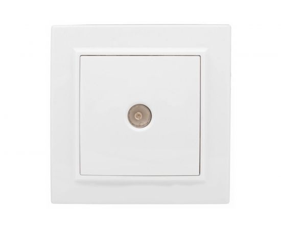 1-местная розетка EKF Минск TV СП белый 75Ом 5-862МГц Basic SQERA00-027-10 