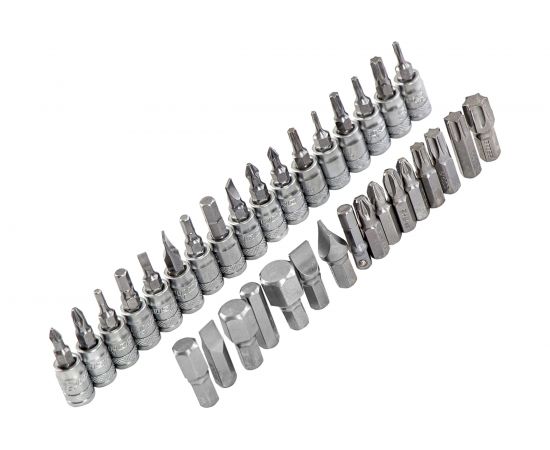 Набор инструментов GROSS 82 предметов, 120 зубьев, CrV, 1/4, 1/2 14149 – изображение 13