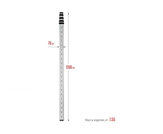 Рейка геодезическа ЗУБР РГ 5 34948-5 – изображение 14